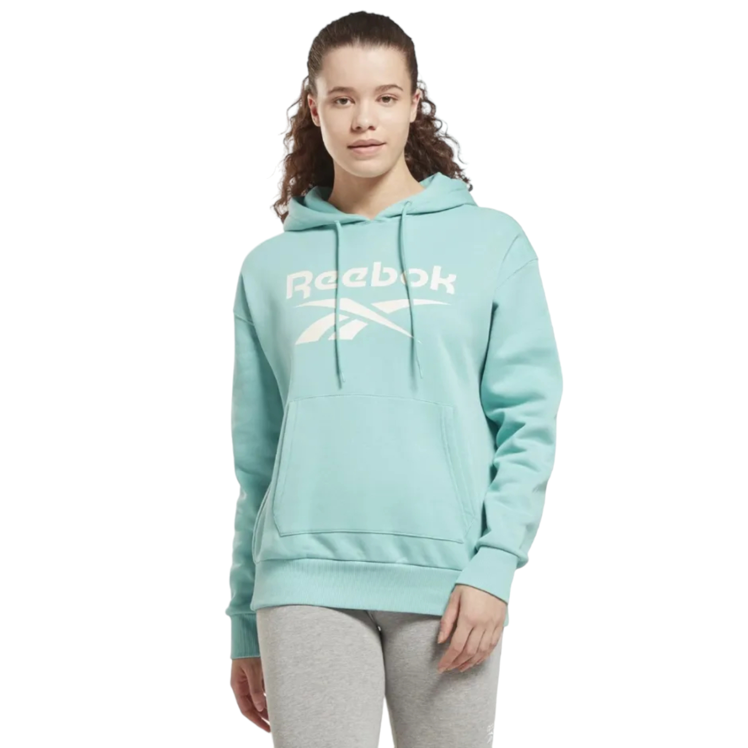 SUDADERA REEBOK MUJER AZUL REEBOK FLEECE HI2938.