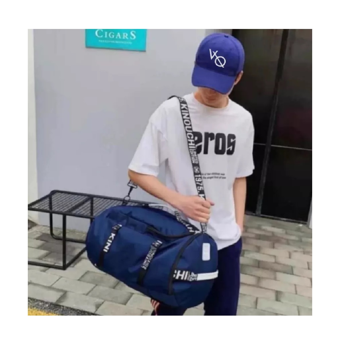 Maleta Back Pack Mochila Deportiva Gimnasio Viaje Azul Marino