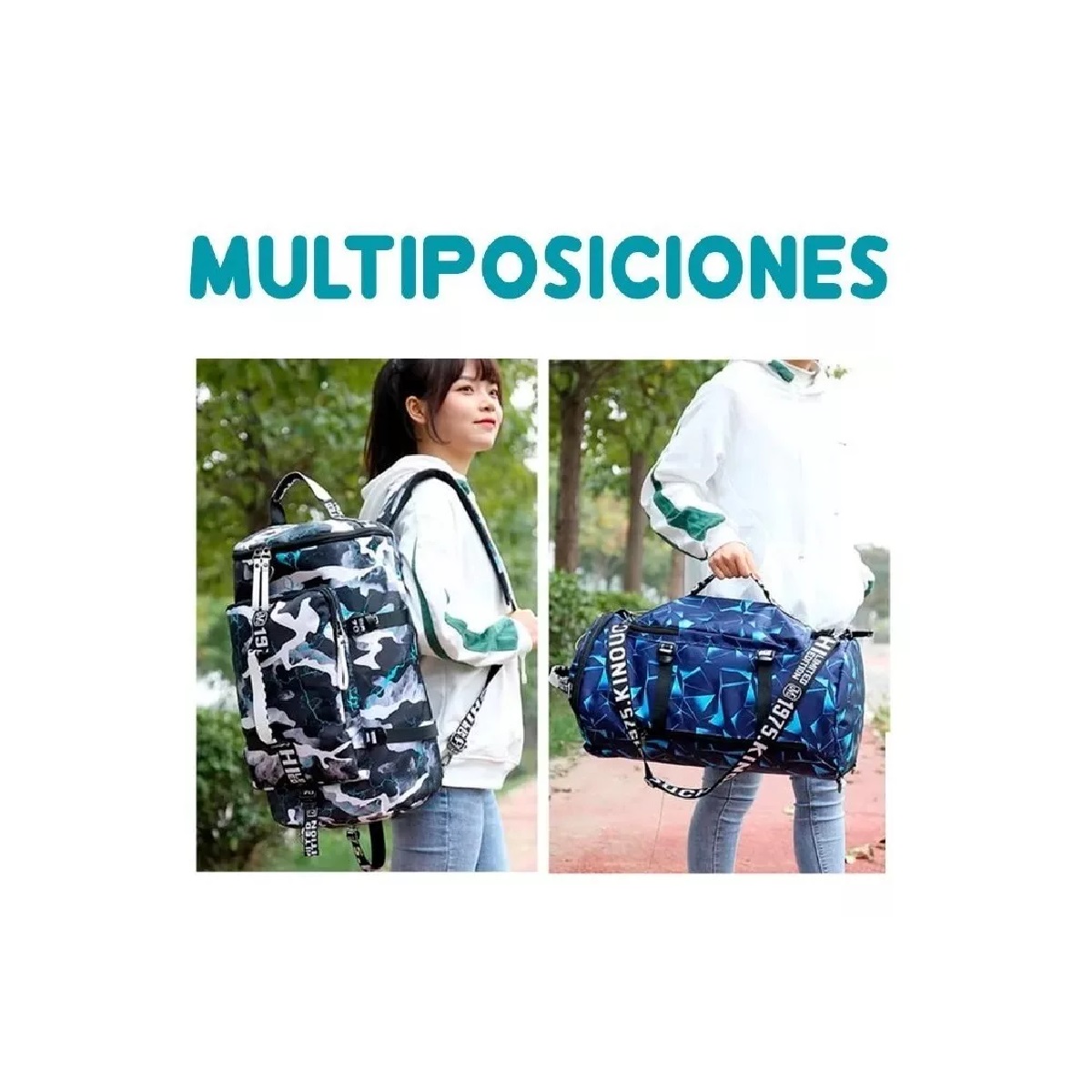 Maleta Back Pack Mochila Deportiva Gimnasio Viaje Azul Marino
