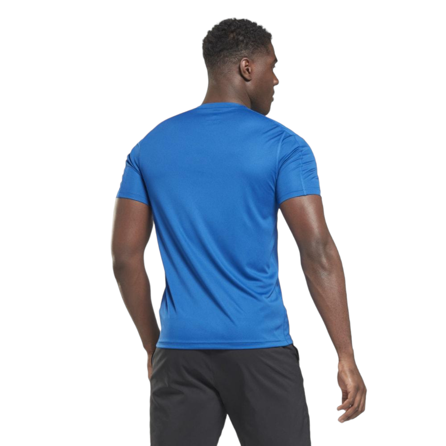PLAYERA REEBOK HOMBRE AZUL REEBOK SS TECH HI3915