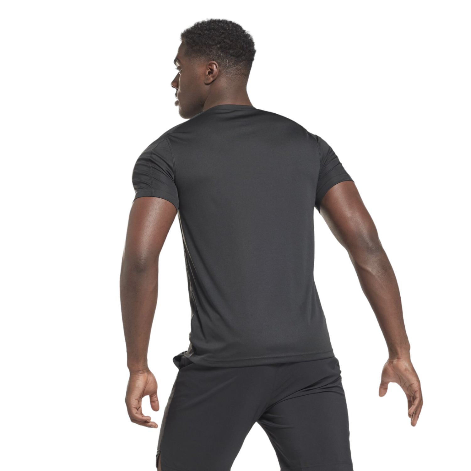 T-SHIRT (SHORT SLEEVE) REEBOK HOMBRE NEGRO REEBOK SS TECH HI3916