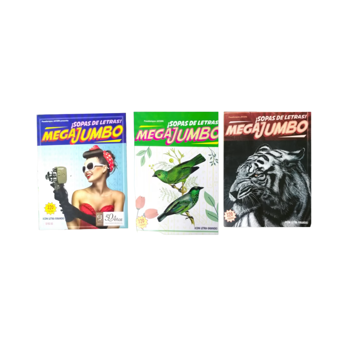 Libro De Sopas de letras Mega Jumbo Letra Grande Destreza 