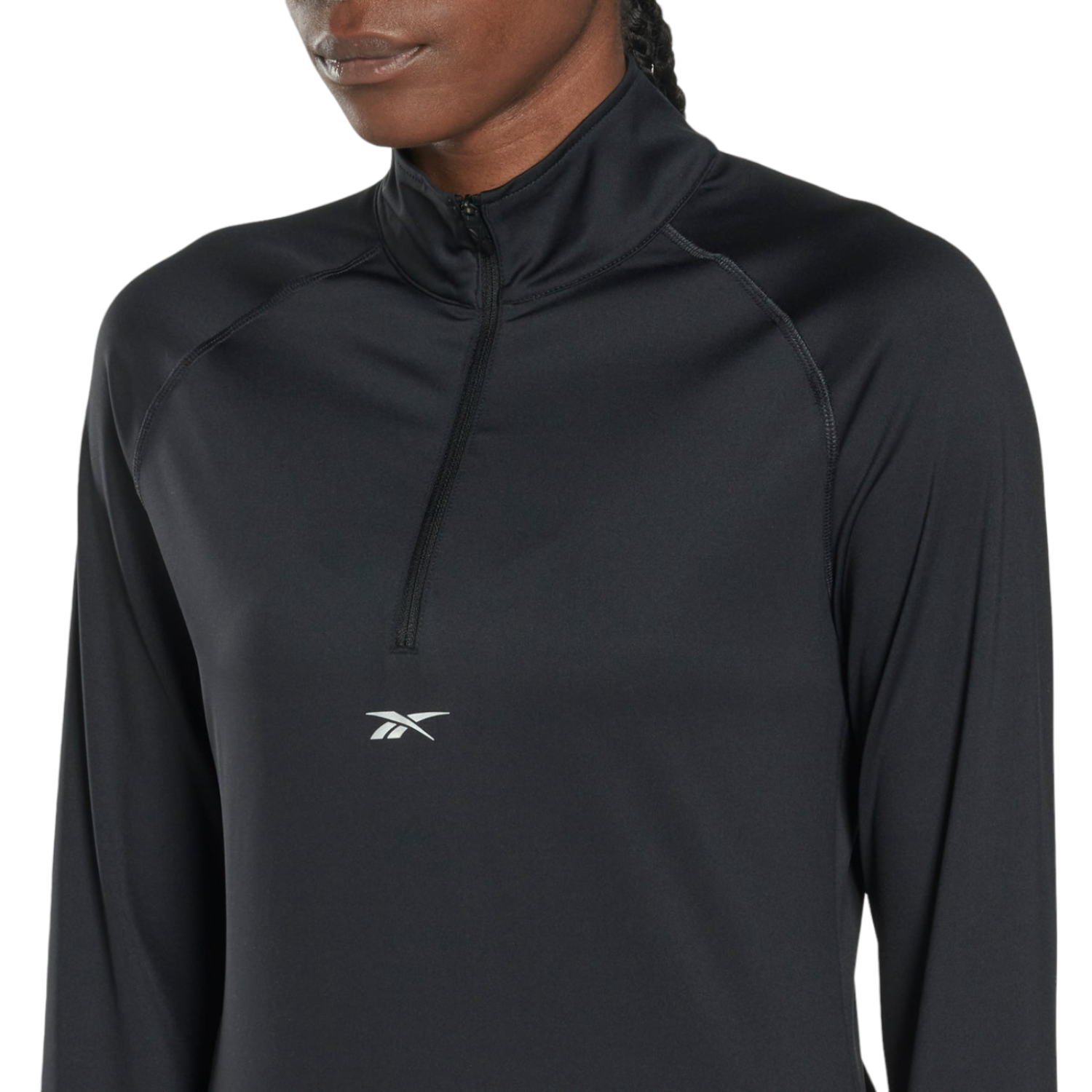 SUDADERA REEBOK MUJER NEGRO REEBOK RUNNING HI6934.