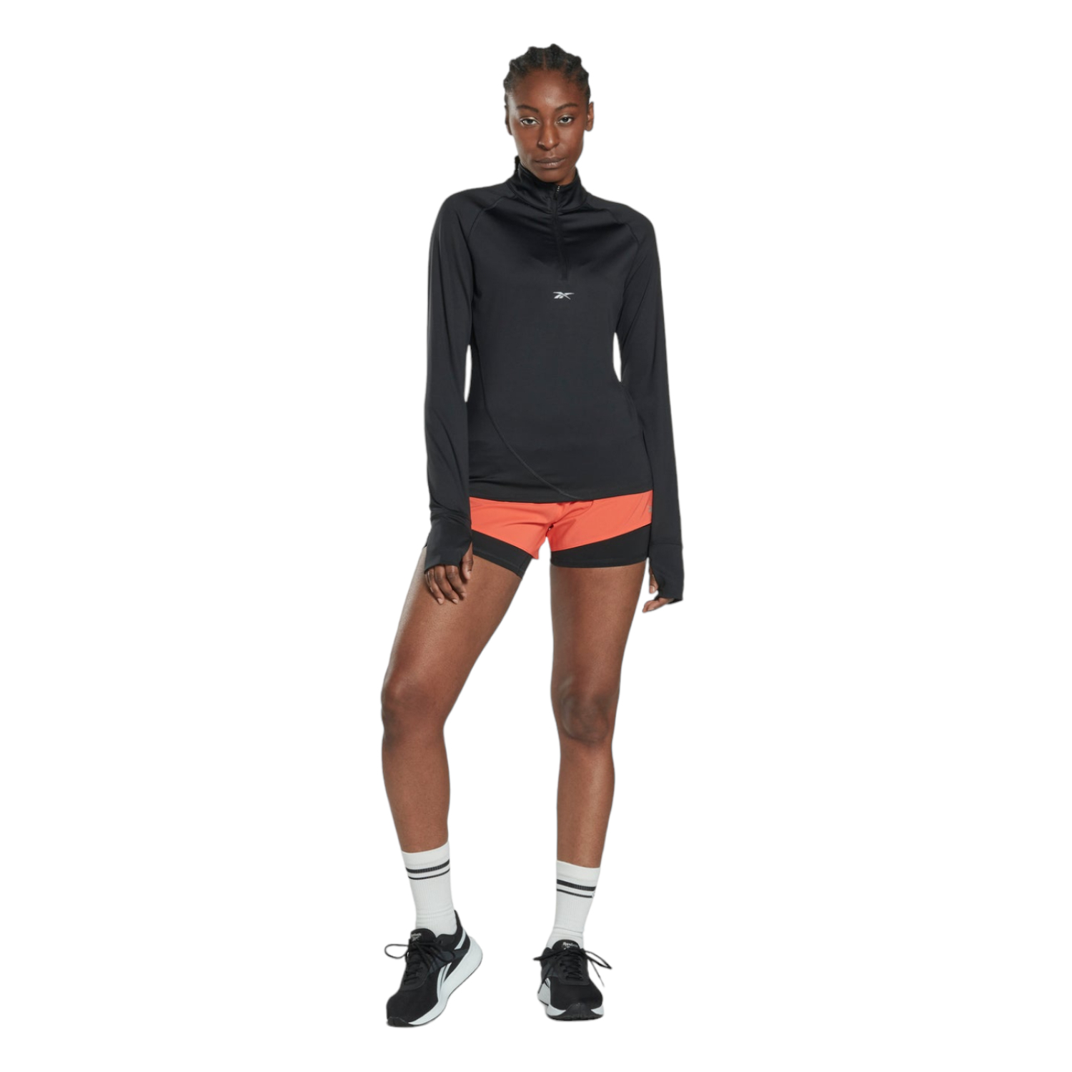 SUDADERA REEBOK MUJER NEGRO REEBOK RUNNING HI6934.