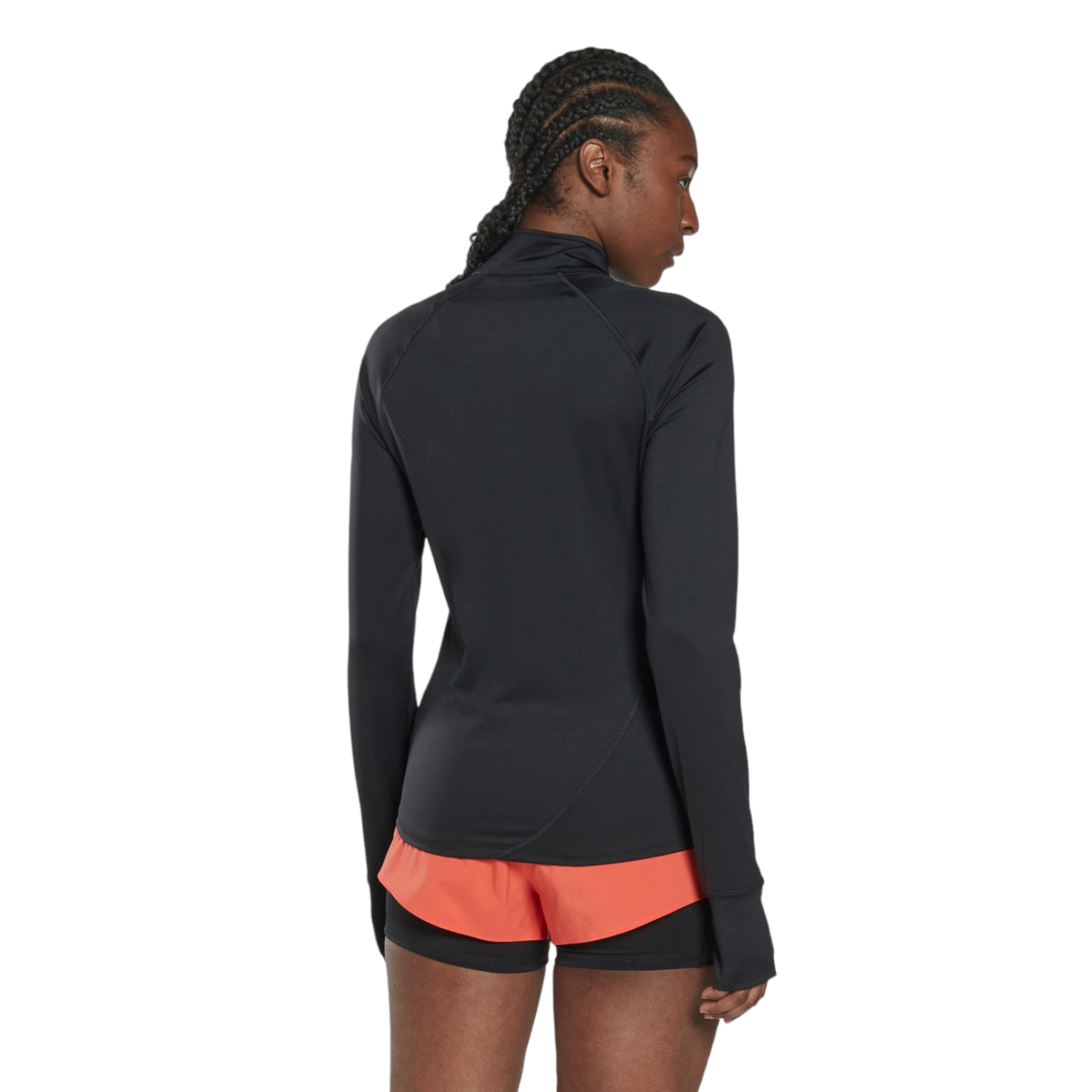 SUDADERA REEBOK MUJER NEGRO REEBOK RUNNING HI6934.