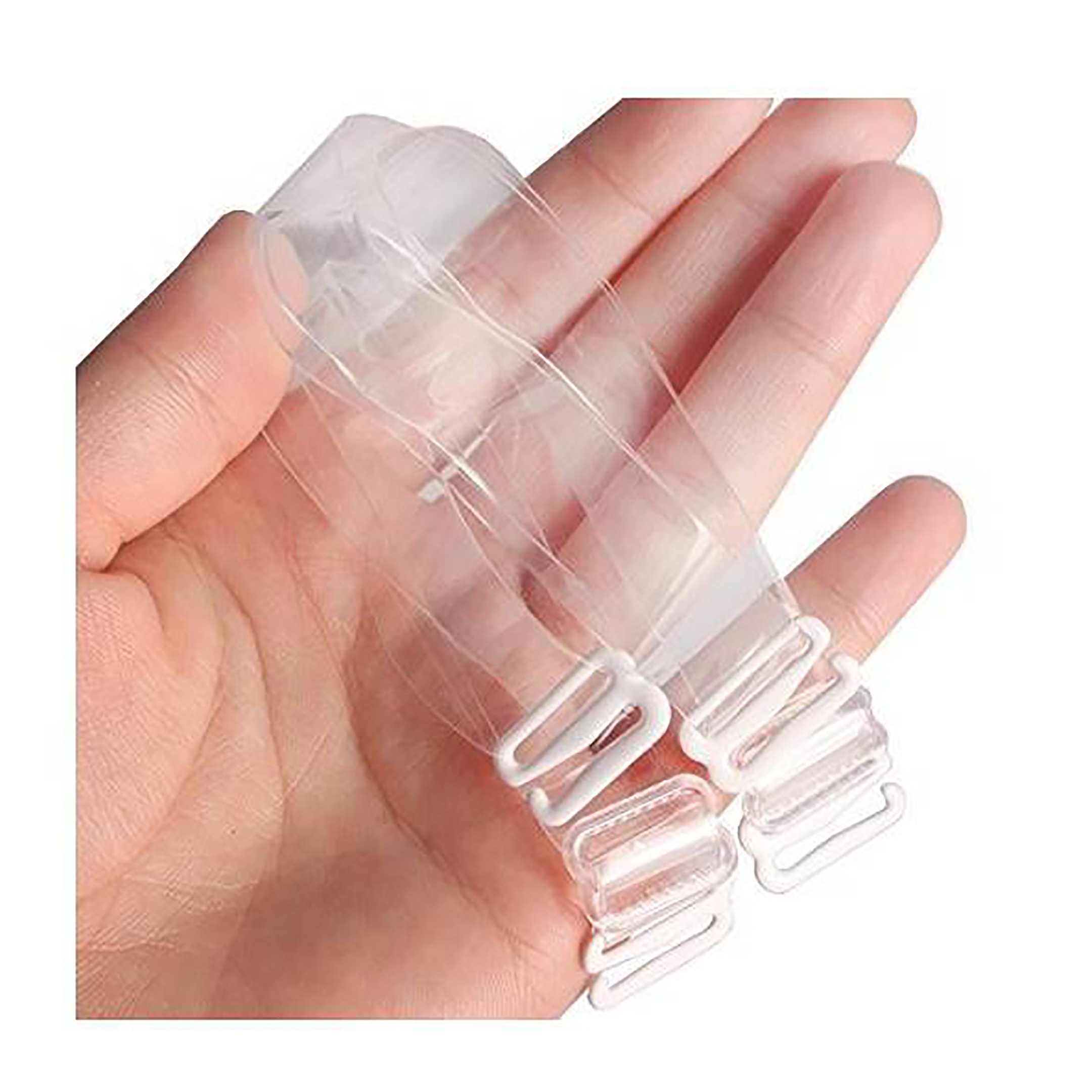Tirante Transparente Silicón Para Brasier 12 Pares