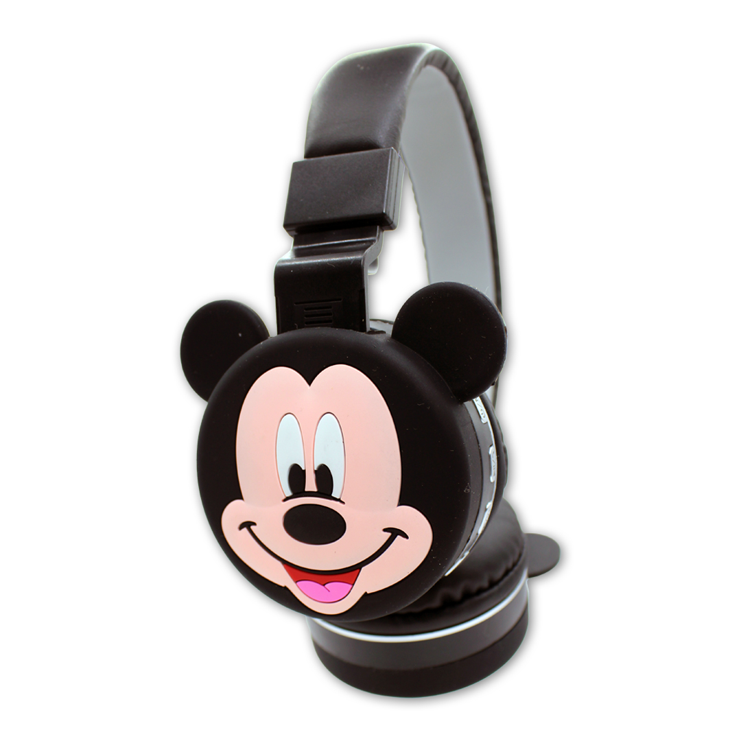 Audífonos De Diadema Mickey Mouse Bt Fm Aux