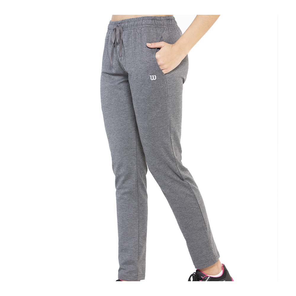 Pantalón French Terry Wilson para hacer deporte Dama Color Gris Oxford