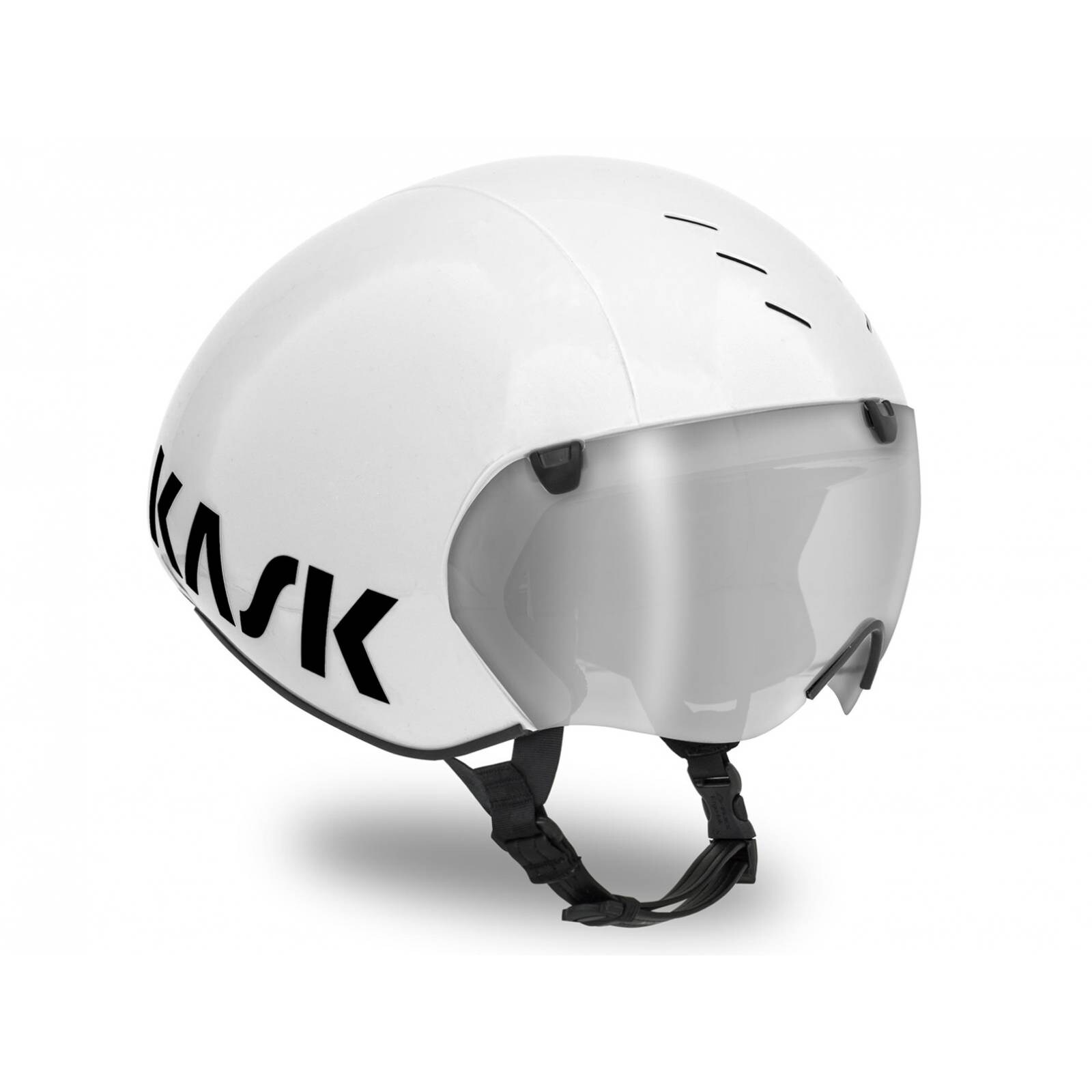 Casco para ciclismo Kask Bambino Pro aerodinámico Color Blanco Talla L