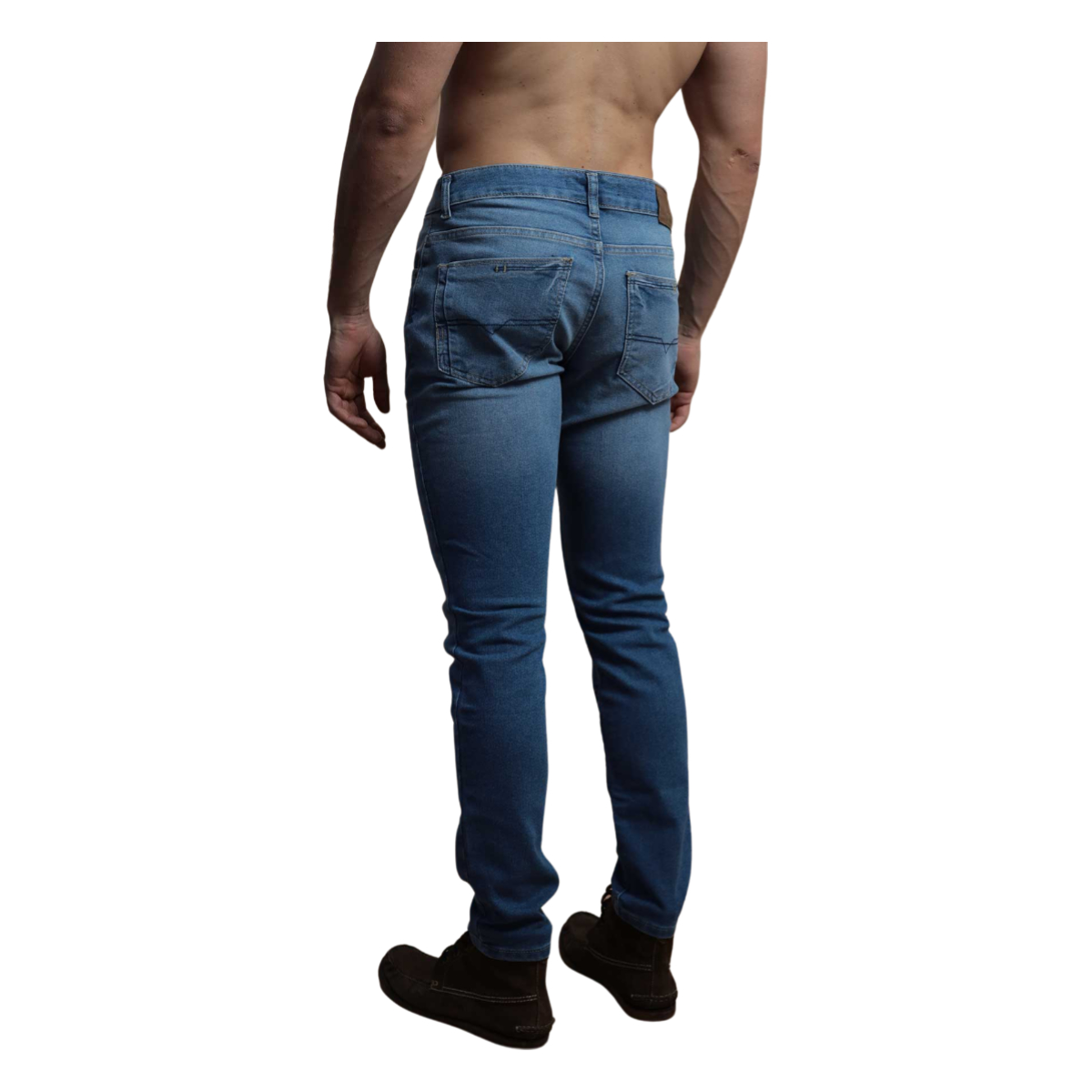Pantalón de mezclilla slim fit para hombre