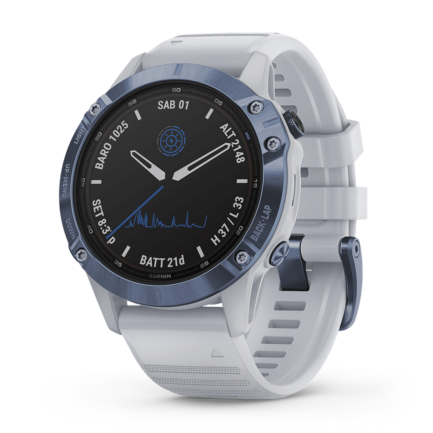 GARMIN WATCH FENIX 6 PRO SOLAR (010-02410-21) AZUL