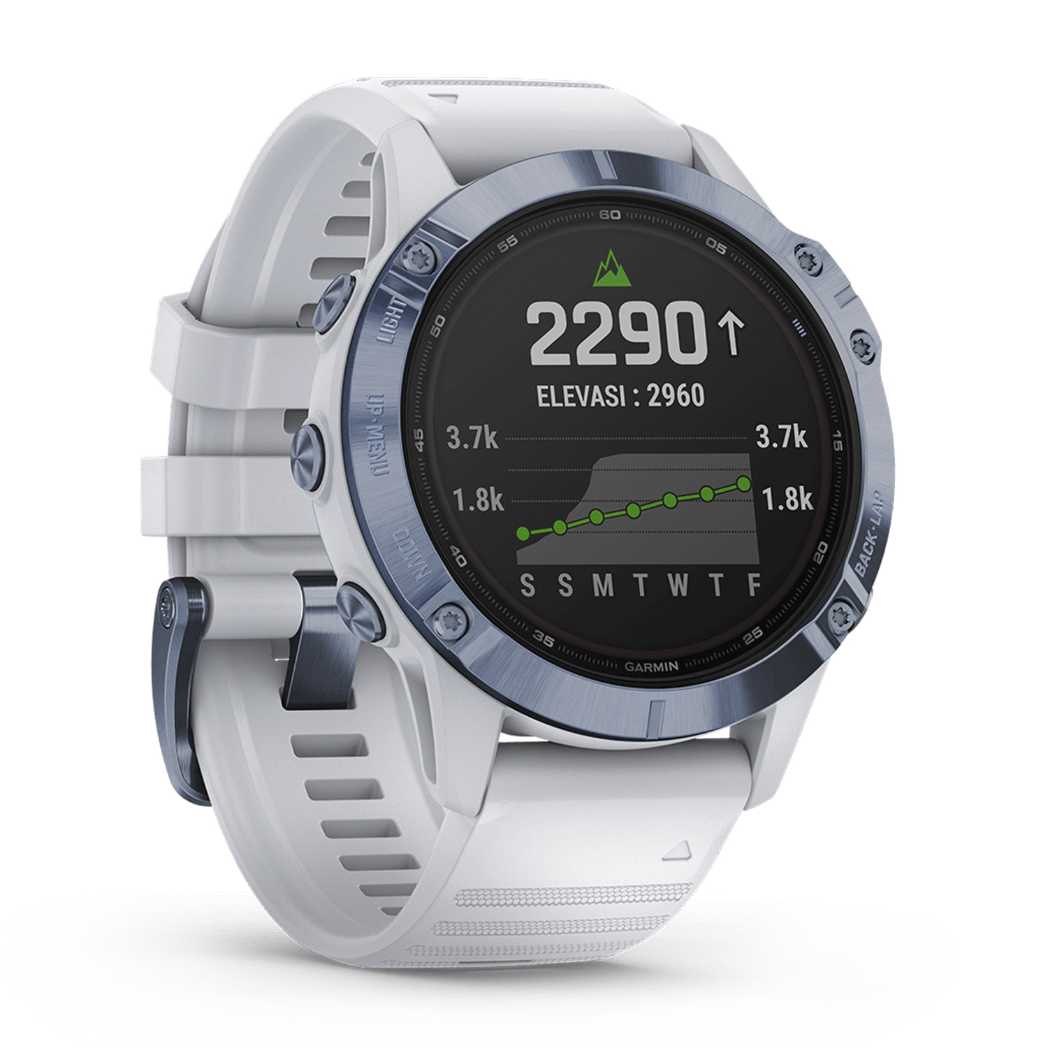 GARMIN WATCH FENIX 6 PRO SOLAR (010-02410-21) AZUL