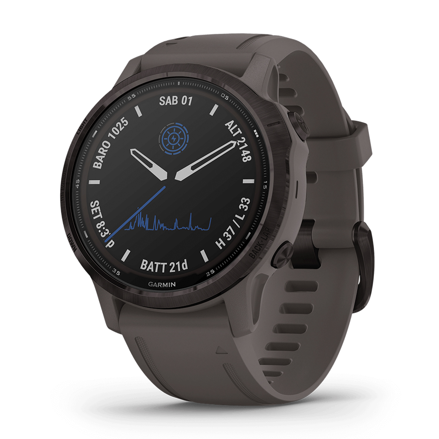 GARMIN WATCH FENIX 6S PRO SOLAR (010-02409-17) GRIS