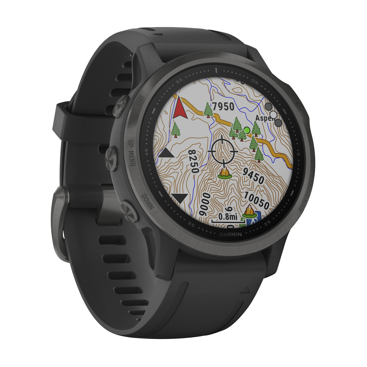 GARMIN WATCH FENIX 6S SAPPHIRE (010-02159-27) NEGRO