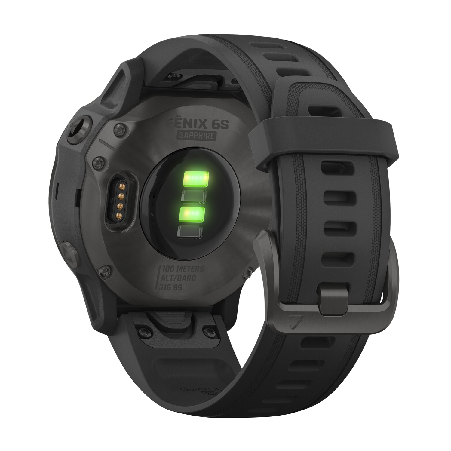 GARMIN WATCH FENIX 6S SAPPHIRE (010-02159-27) NEGRO