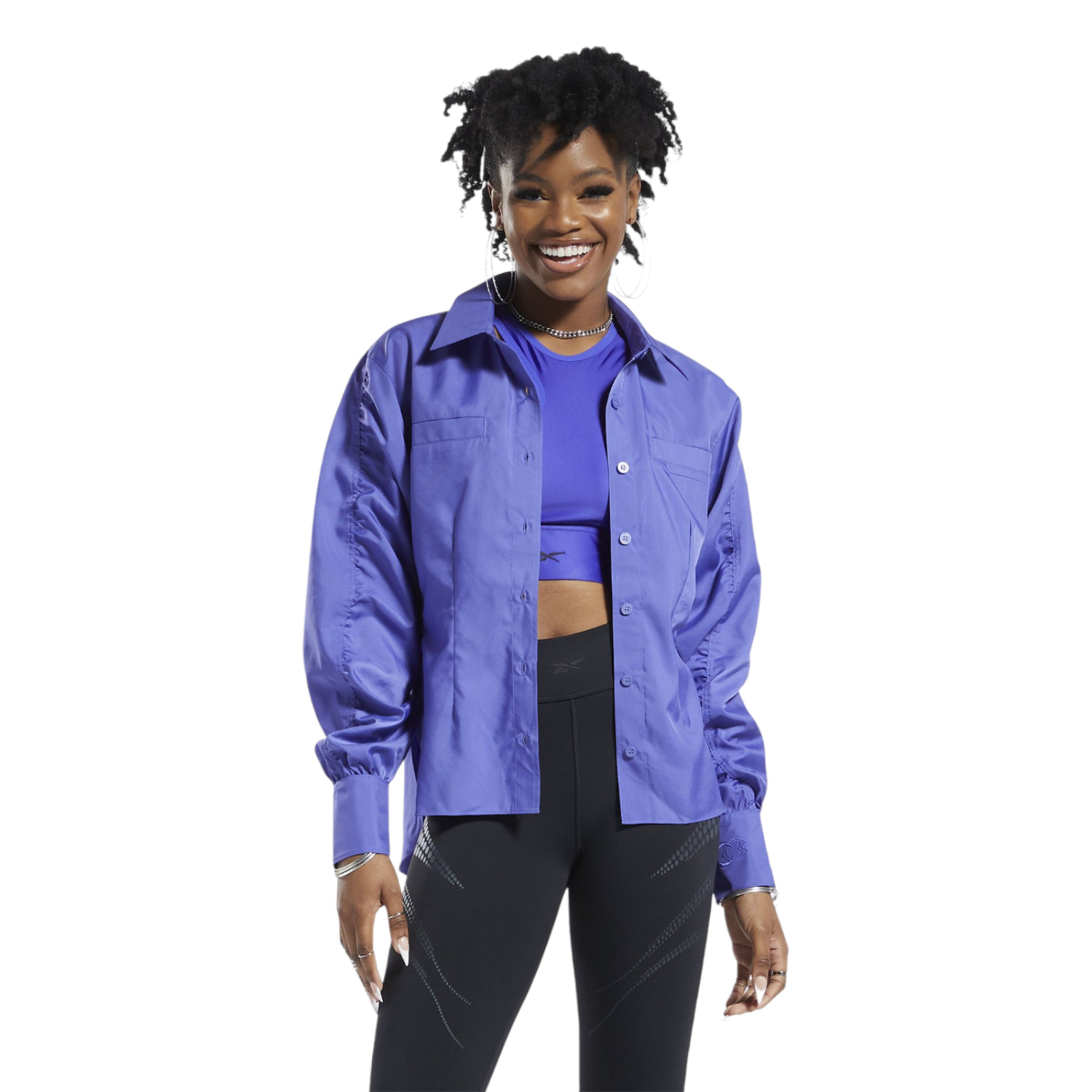 PLAYERA REEBOK MUJER MORADO REEBOK CARDI B HM9352.