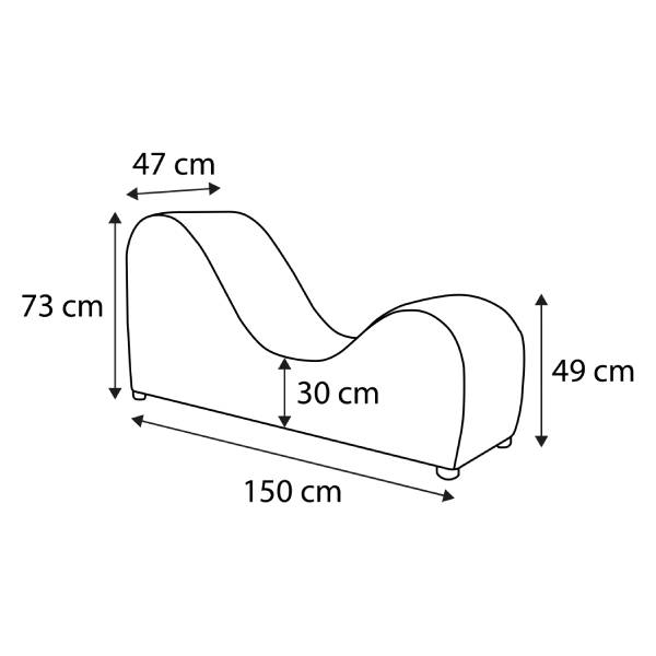 Sillon Kamasutra Tantra Potro Amor Lounge Puff Divan Salas