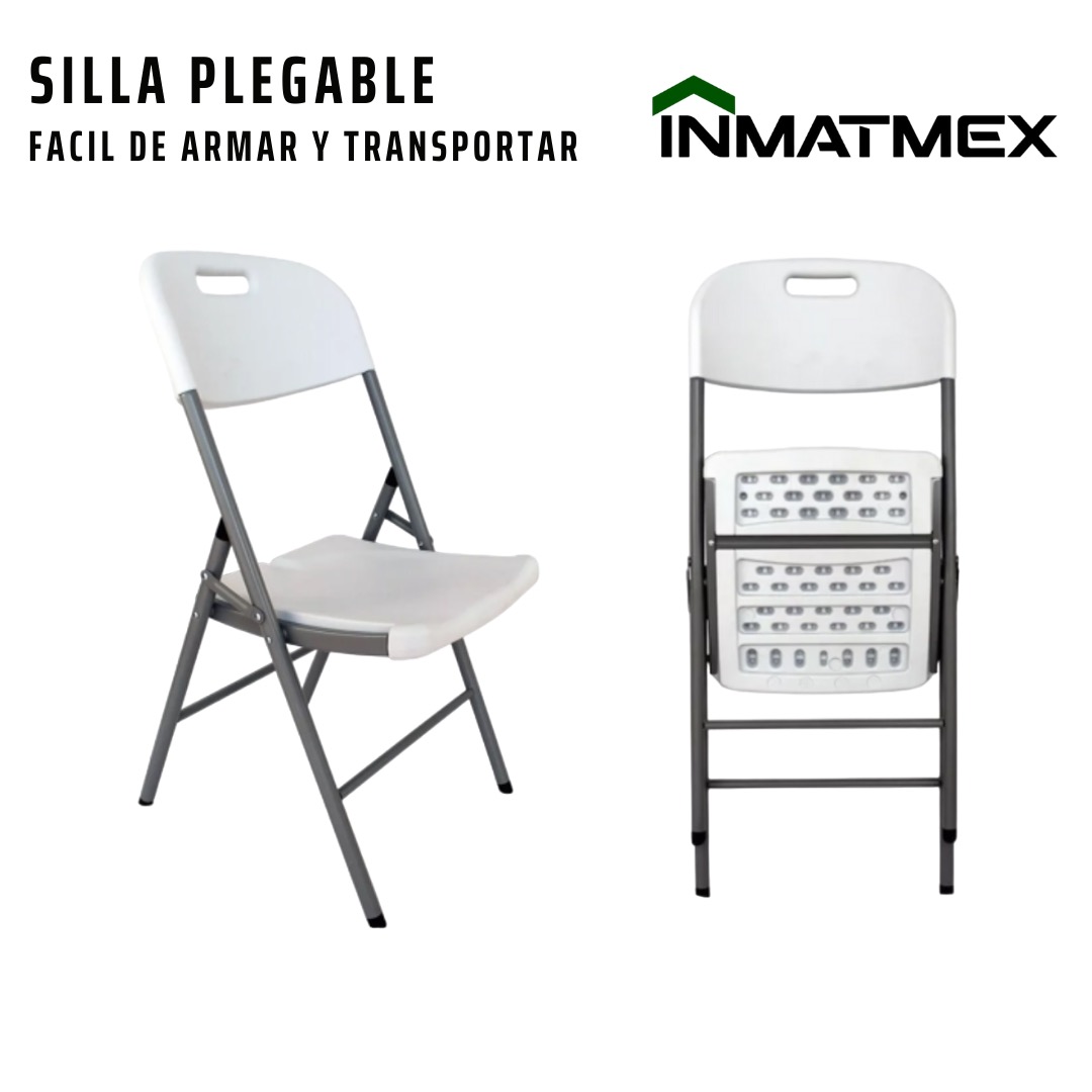 Pack 5 Sillas Plegables Para Jardín De Uso Rudo Camping