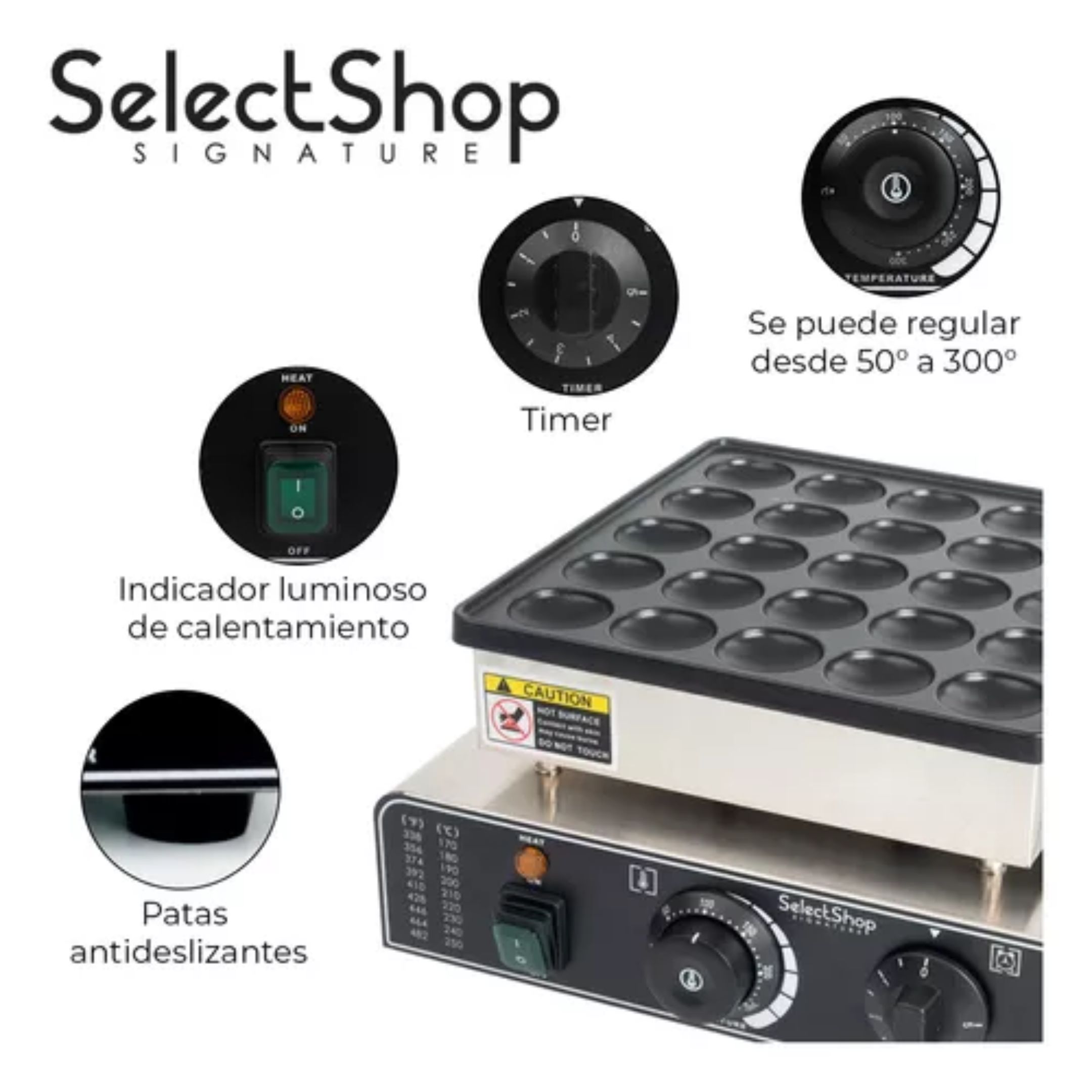 Maquina Eléctrica Industrial Comercial Pancake Mini Hotcakes