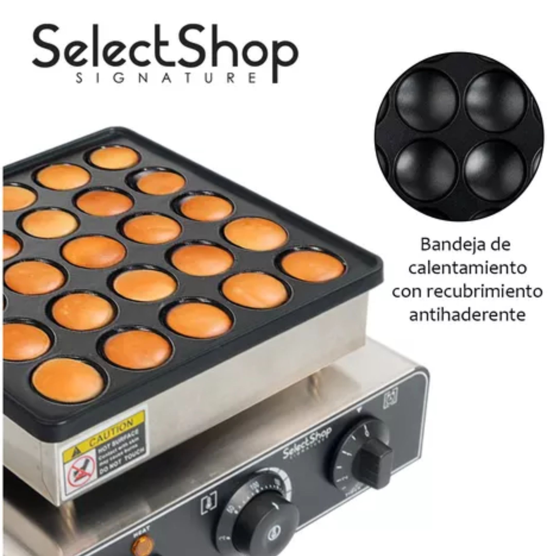 Maquina Eléctrica Industrial Comercial Pancake Mini Hotcakes