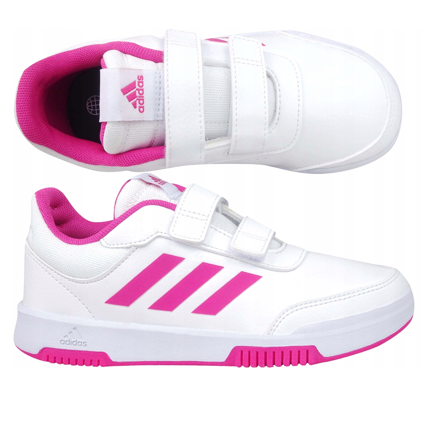 adidas Tensaur Sport Blanco Rosa para Niña