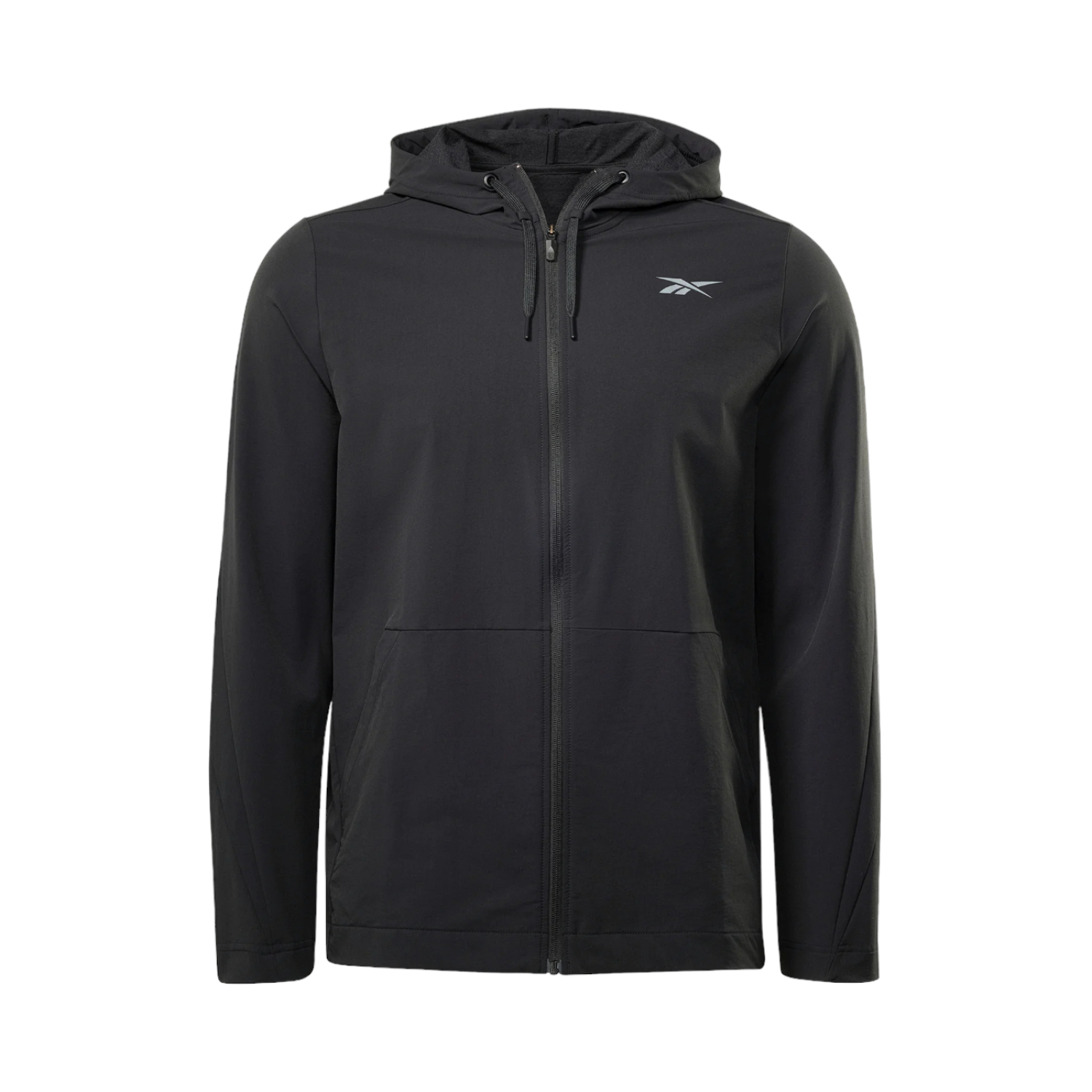 CHAMARRA REEBOK HOMBRE NEGRO REEBOK WOVEN FZ HR6162.