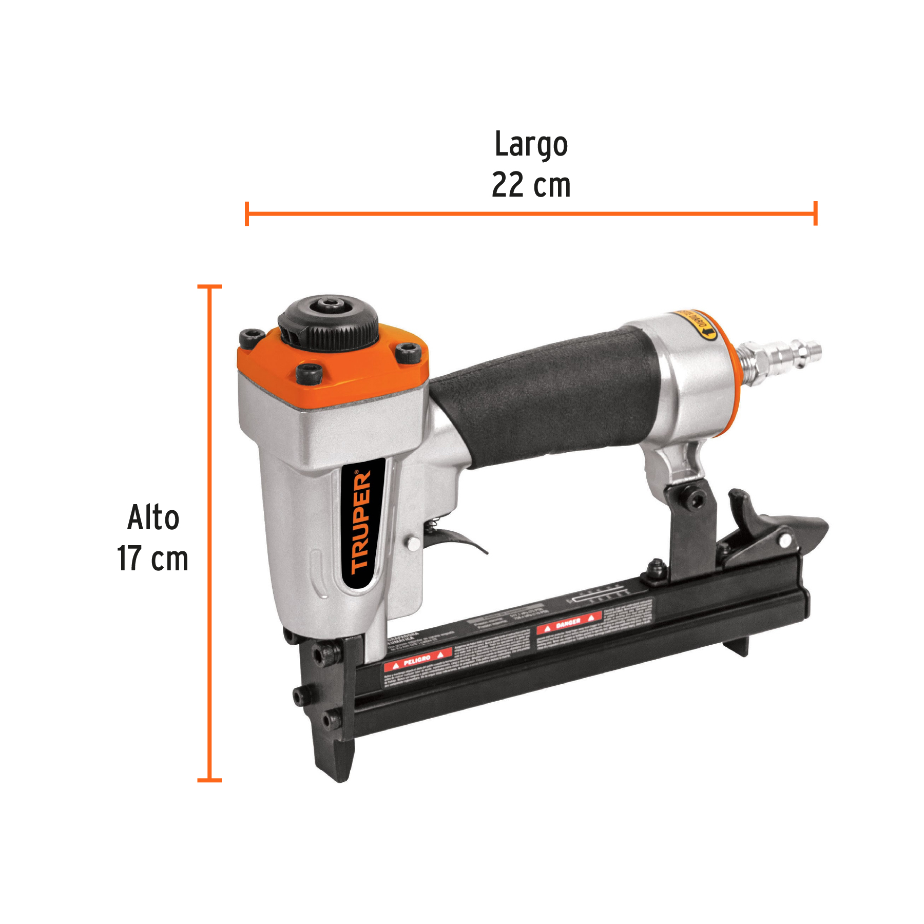 ENGRAPADORA NEUMÁTICA, CALIBRE 22, TRUPER 13177