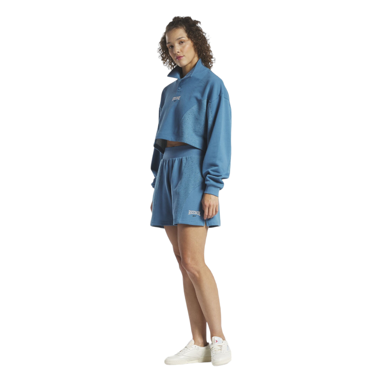 CHAMARRA REEBOK MUJER AZUL REEBOK VARSITY COVERUP HS0369.