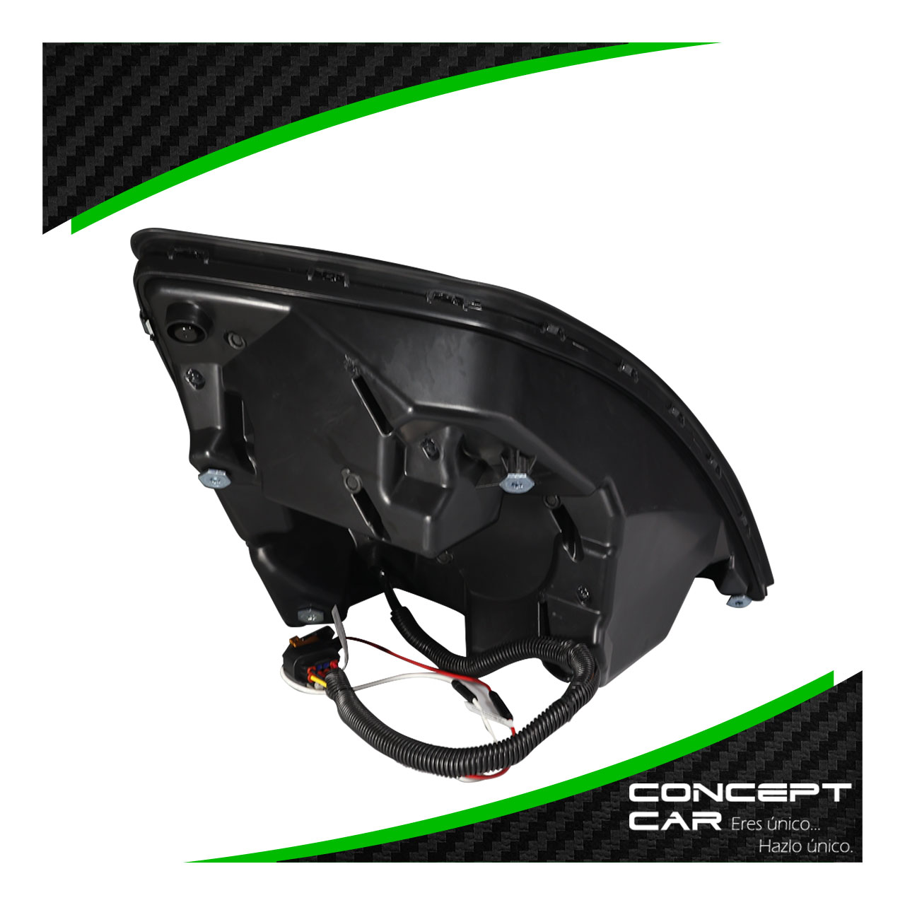 Par Faro Unidad Volvo Vnl 3g Lupa Hiper Led Performance Negro