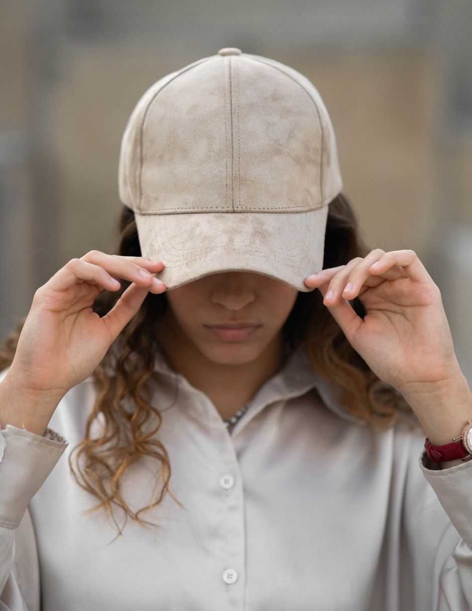 Gorra De Gamuza Unisex Talla Ajustable Marca Brunel