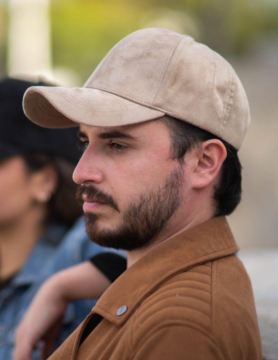 Gorra De Gamuza Unisex Talla Ajustable Marca Brunel