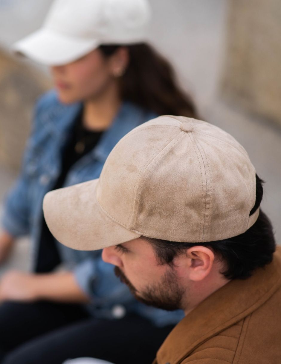 Gorra De Gamuza Unisex Talla Ajustable Marca Brunel