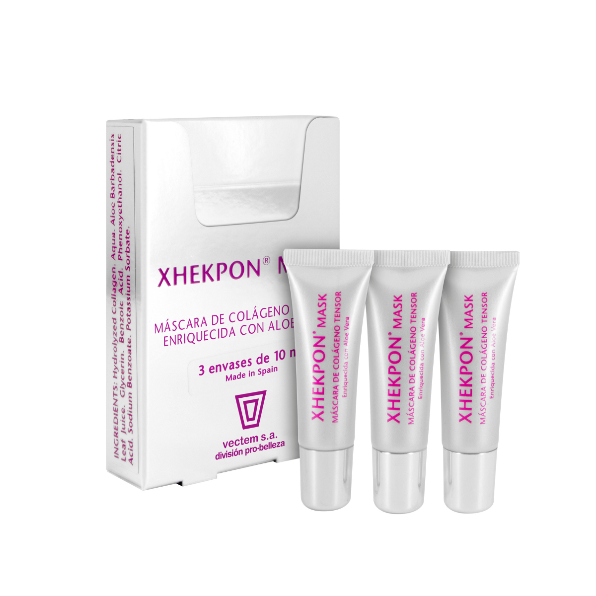 Mascarilla Facial Concentrada De Colageno Tensor | Xhekpon Mask .