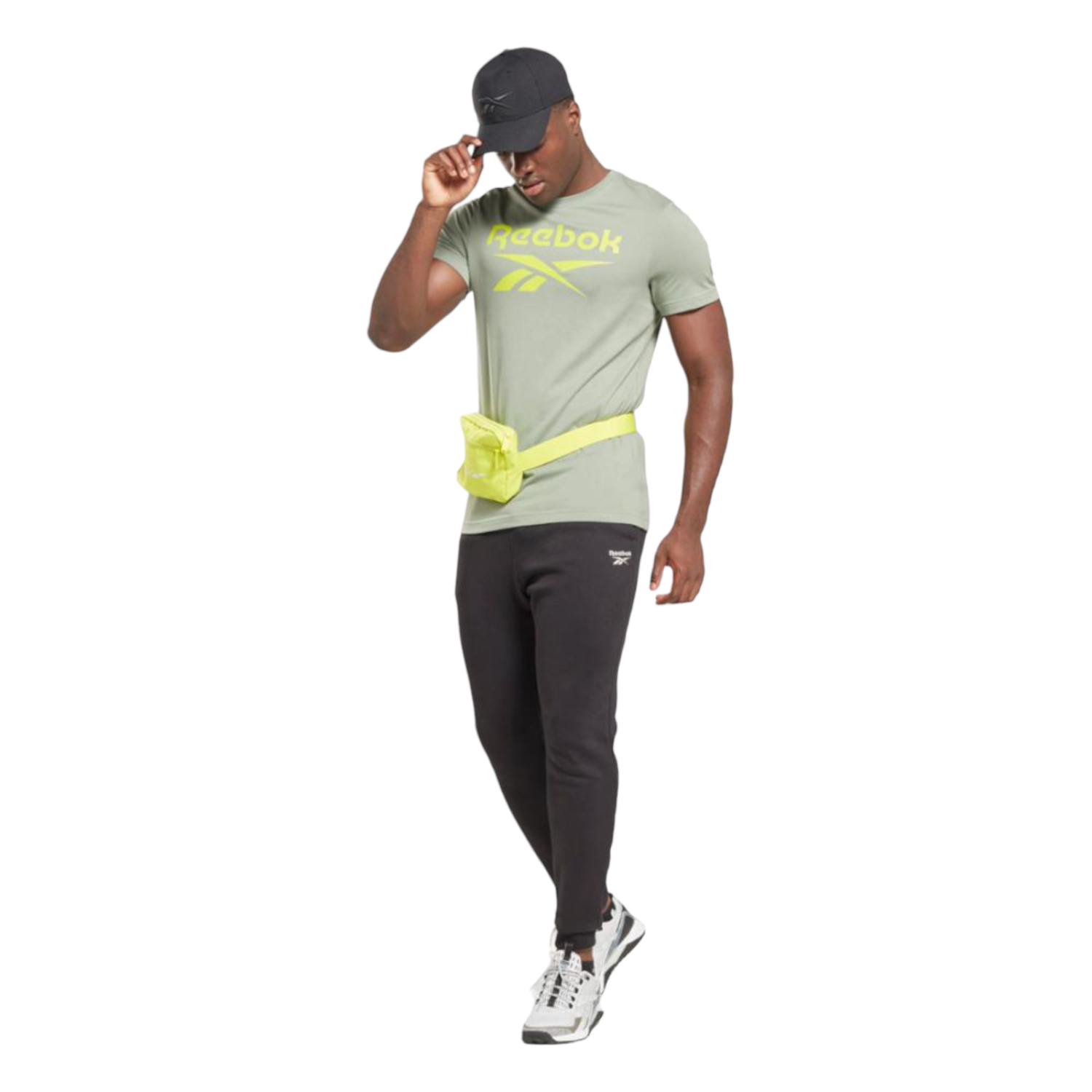 PLAYERA REEBOK HOMBRE VERDE REEBOK RI BIG LOGO HS4978.