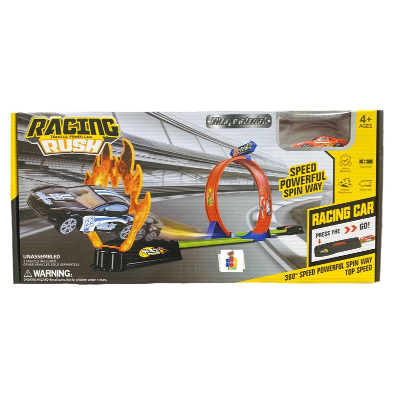 Pista De Carreras Lanza Carros 360 Juguete Racing Rush