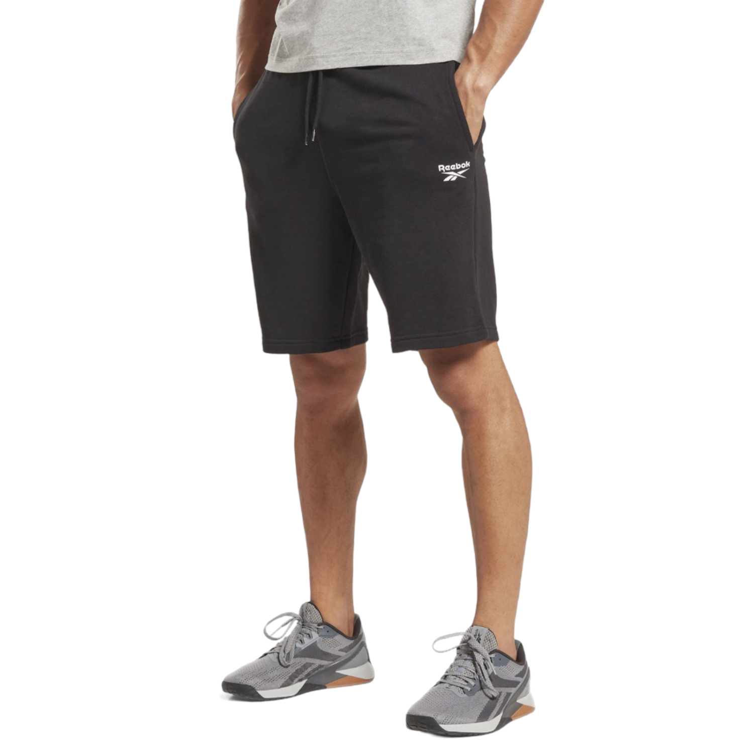 SHORT REEBOK HOMBRE NEGRO REEBOK RI FT LEFT HS7377.
