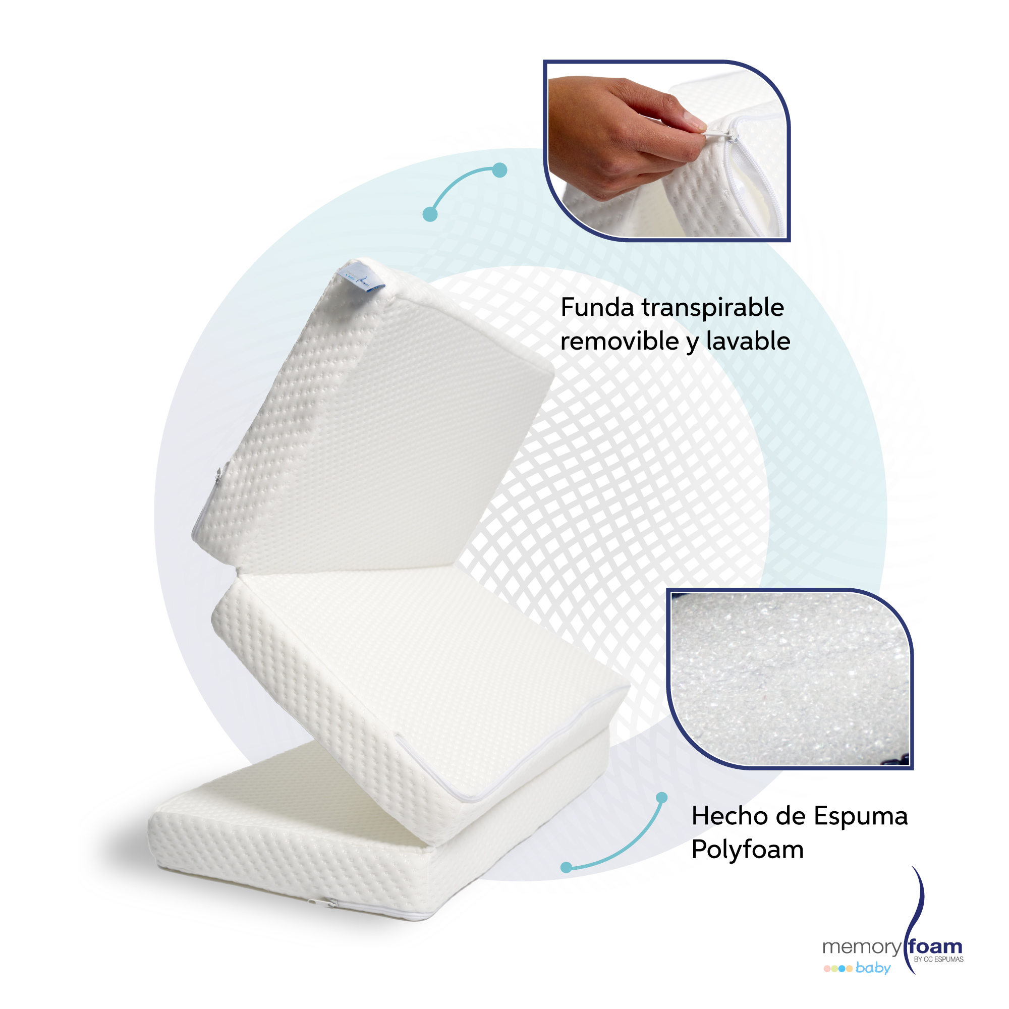 Colchón Cuna Plegable