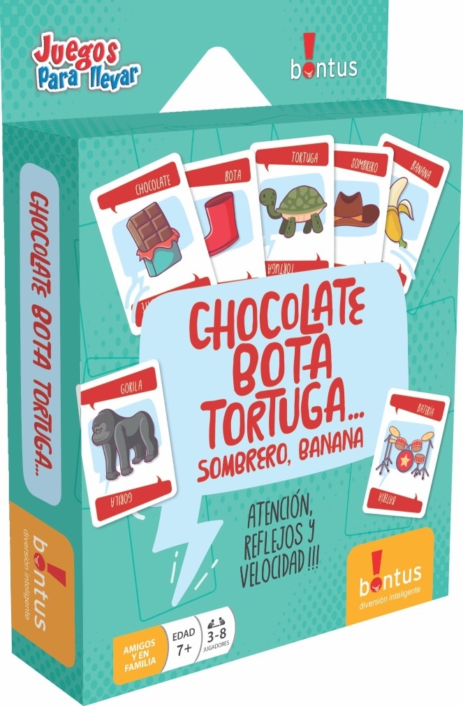 Chocolate, bota, tortuga... juego de mesa