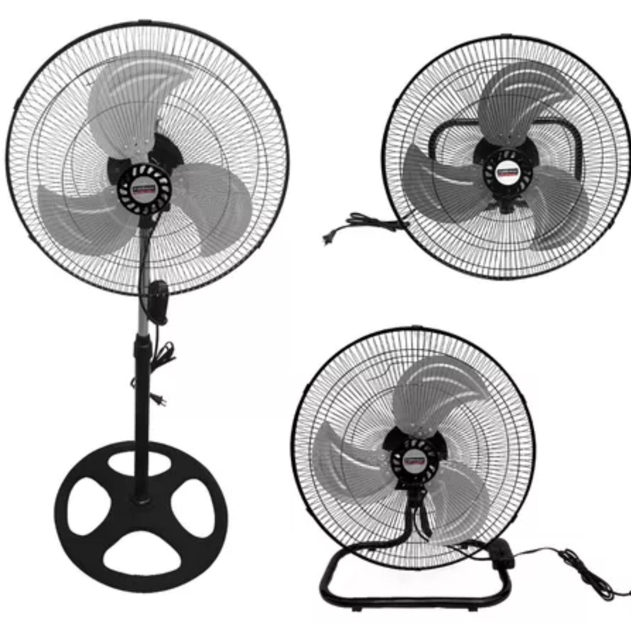 Ventilador 3 En 1 Metal 18¨ Foreman 2 Piezas (1 De Regalo)