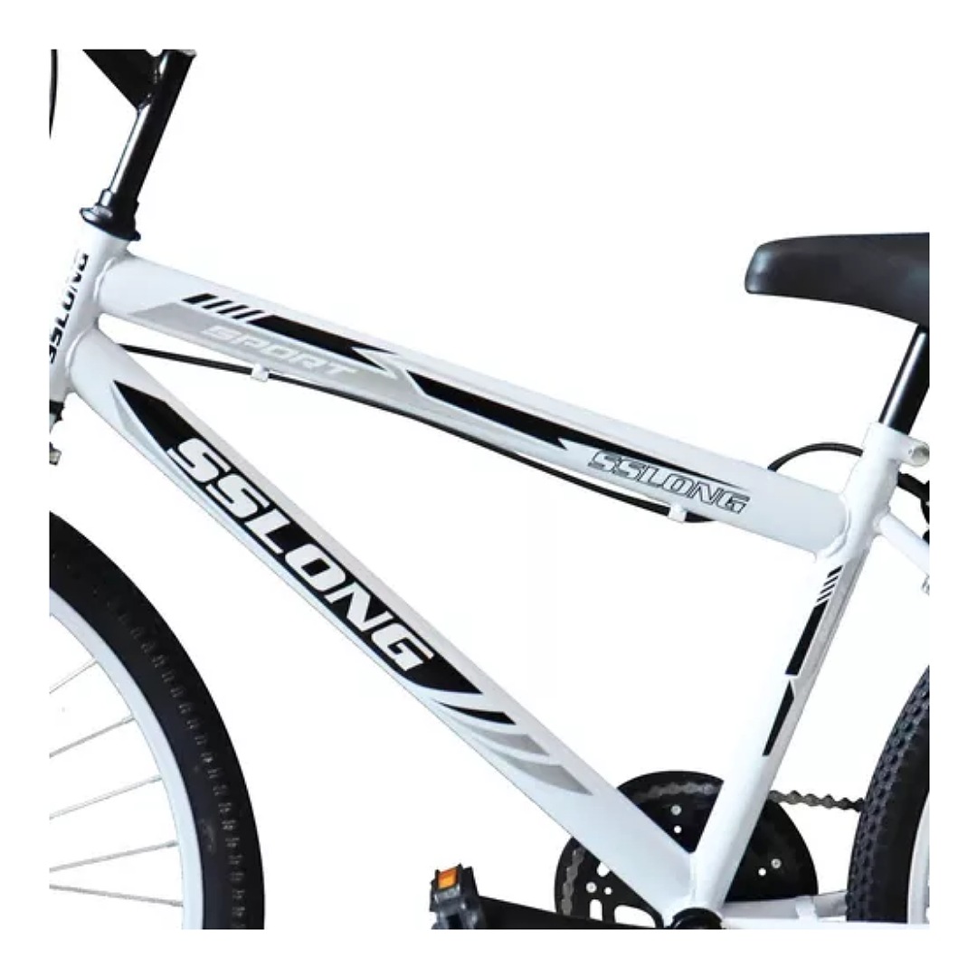 Bicicleta Sportbike Rodada 24, Blanco por Waldo's