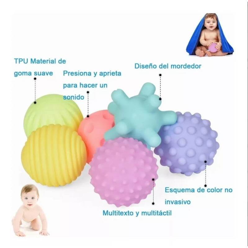 Pelotas didacticas 2025 para bebes