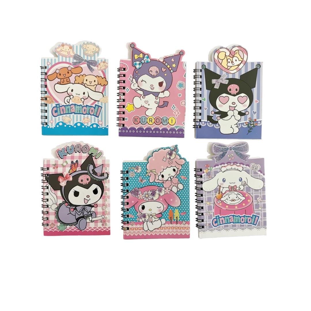 Libreta de kuromi de Raya set de 12pcs con plumas de regalo