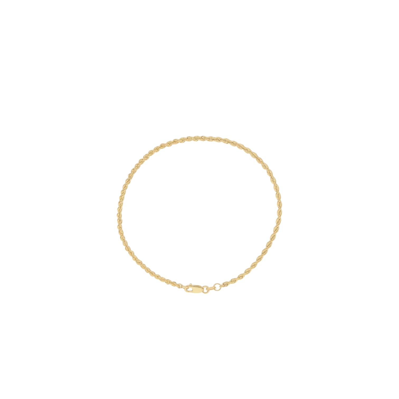 Pulsera Torsal 21 Cm X 2 Mm Oro De 14 Kilates + Obsequio