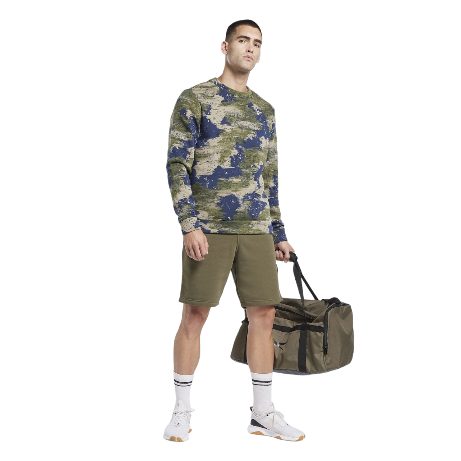 SUDADERA REEBOK HOMBRE VERDE REEBOK RI MODERN HS9424.