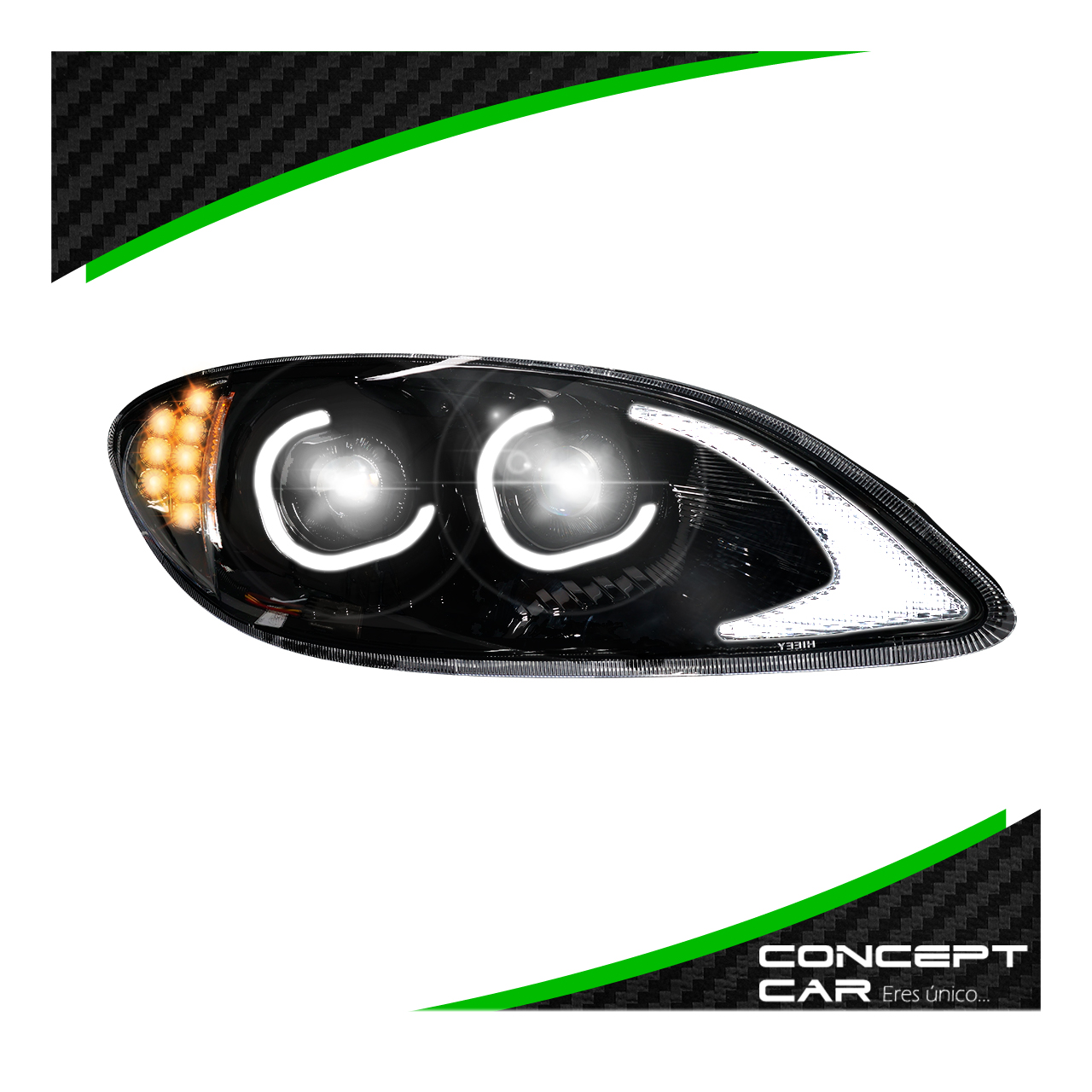 Faro Unidad Principal International Prostar Led Gel Negro