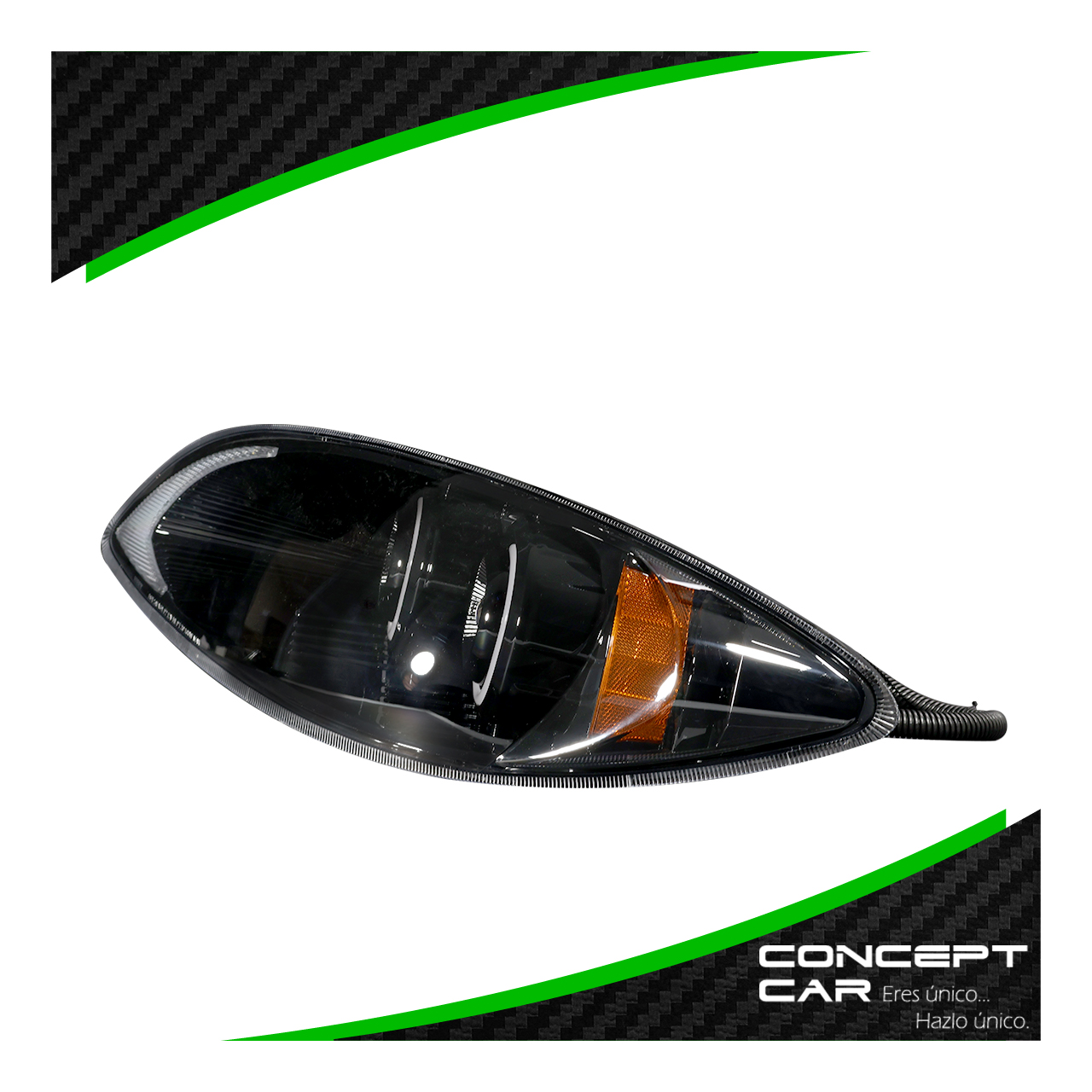 Faro Unidad Principal International Prostar Led Gel Negro