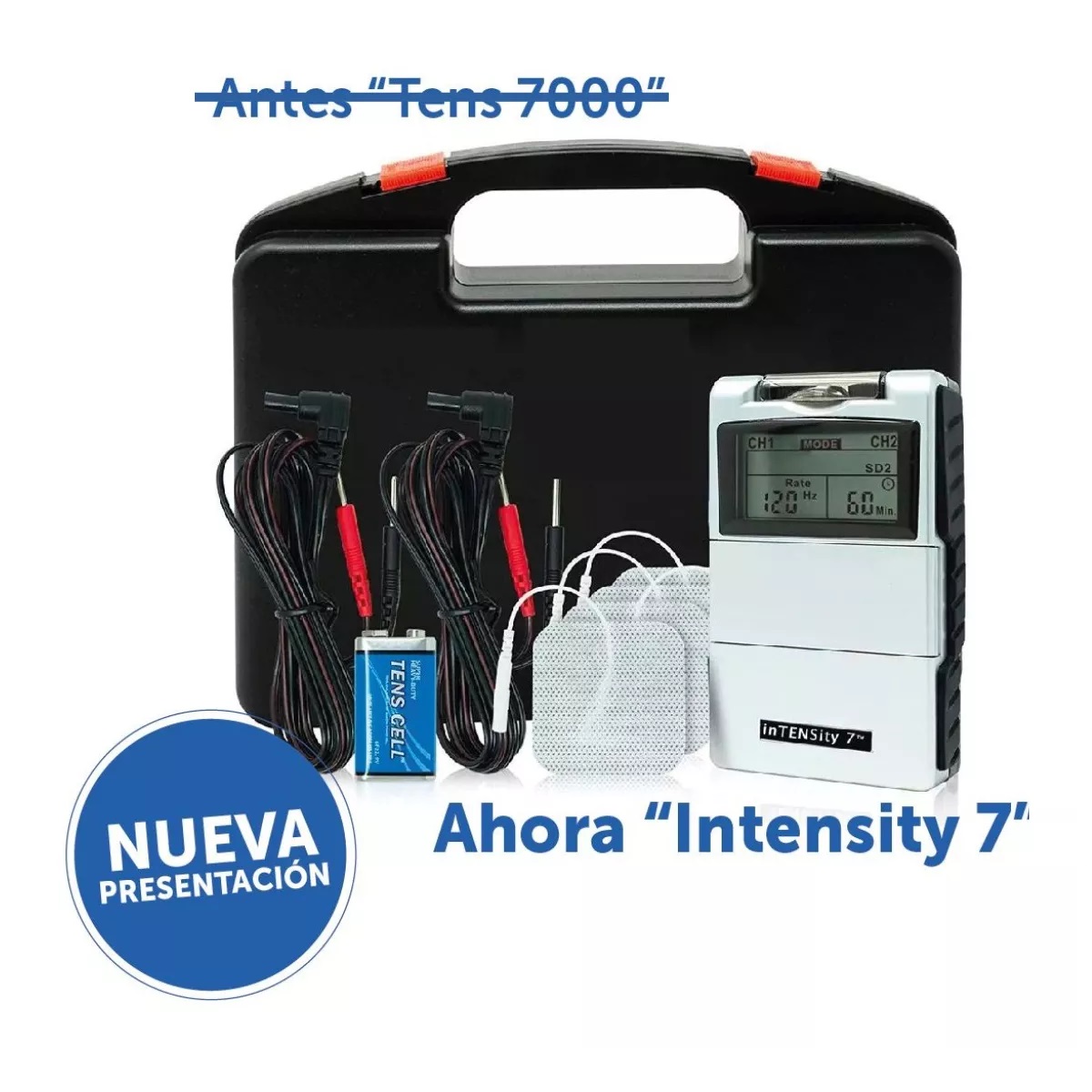 Electro Estimulador Tens 7000 2a Ed + 4 Electrodos Extra.