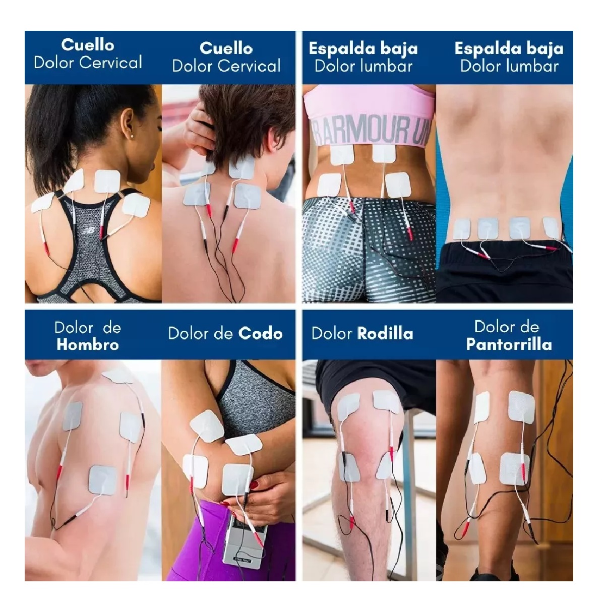 Electro Estimulador Tens 7000 2a Ed + 4 Electrodos Extra.