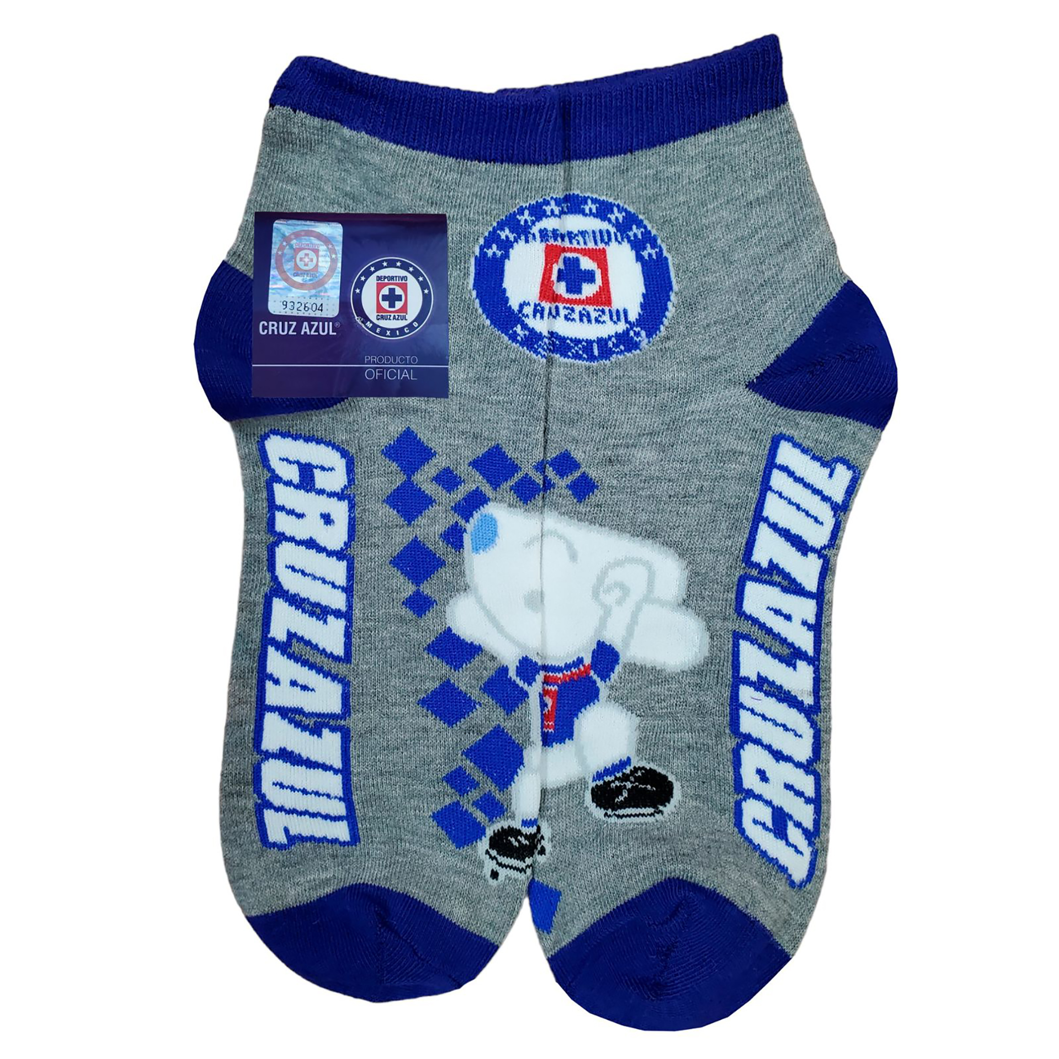 Tin Oficial Club Cruz Azul Caballero 6 Pares