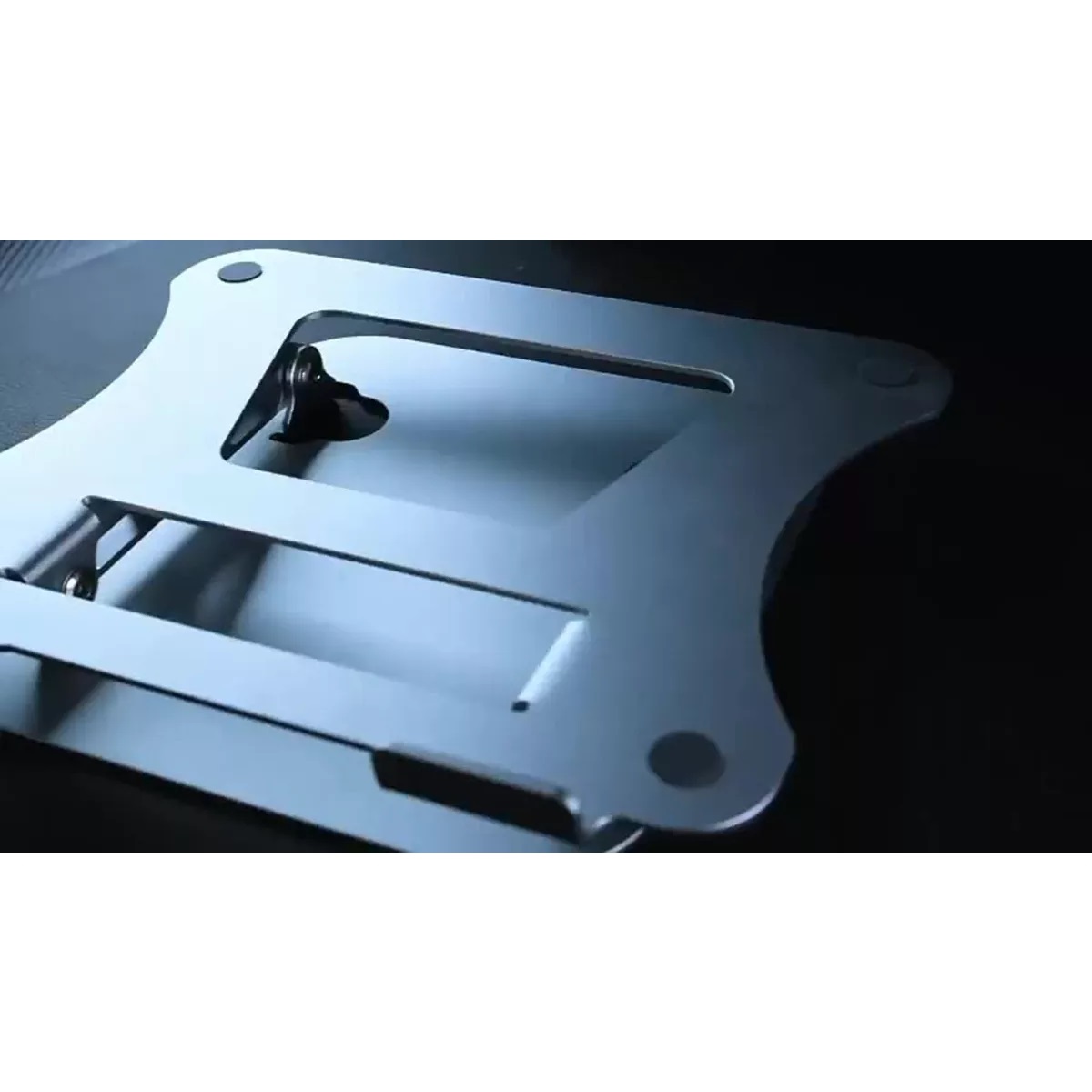 Base Soporte Para Laptop Tableta Portátil Ajustable Plegable Plata